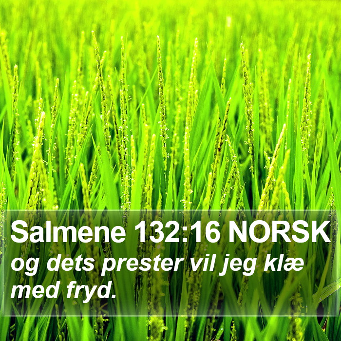 Salmene 132:16 NORSK Bible Study