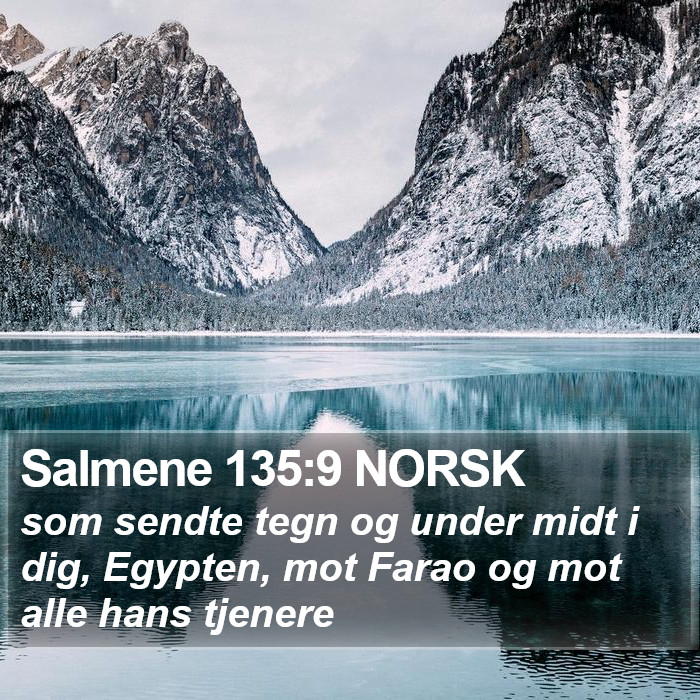 Salmene 135:9 NORSK Bible Study