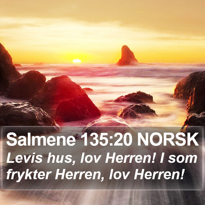 Salmene 135:20 NORSK Bible Study