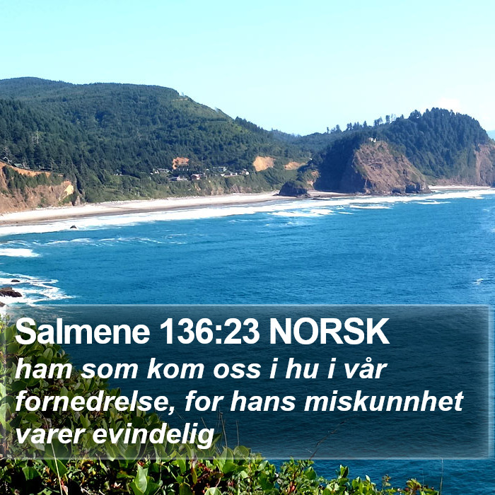 Salmene 136:23 NORSK Bible Study