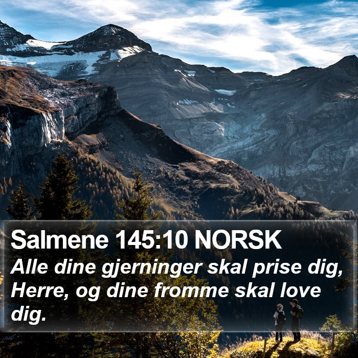 Salmene 145:10 NORSK Bible Study