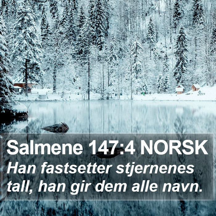 Salmene 147:4 NORSK Bible Study