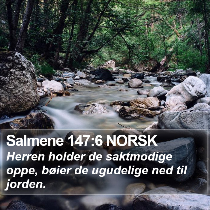 Salmene 147:6 NORSK Bible Study