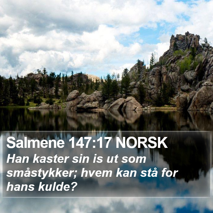 Salmene 147:17 NORSK Bible Study