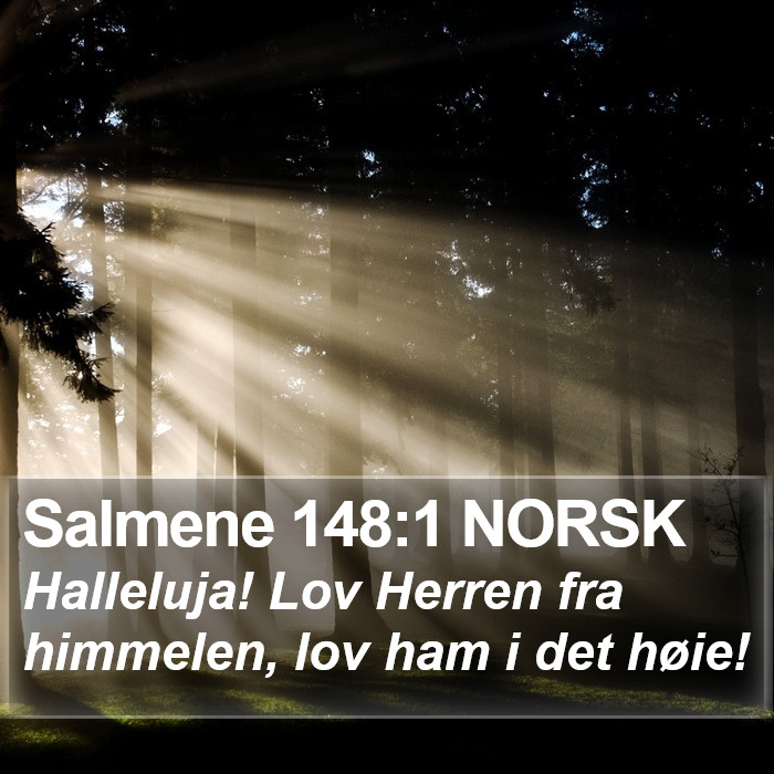 Salmene 148:1 NORSK Bible Study