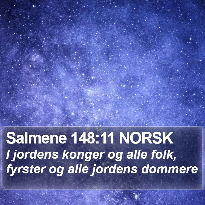 Salmene 148:11 NORSK Bible Study