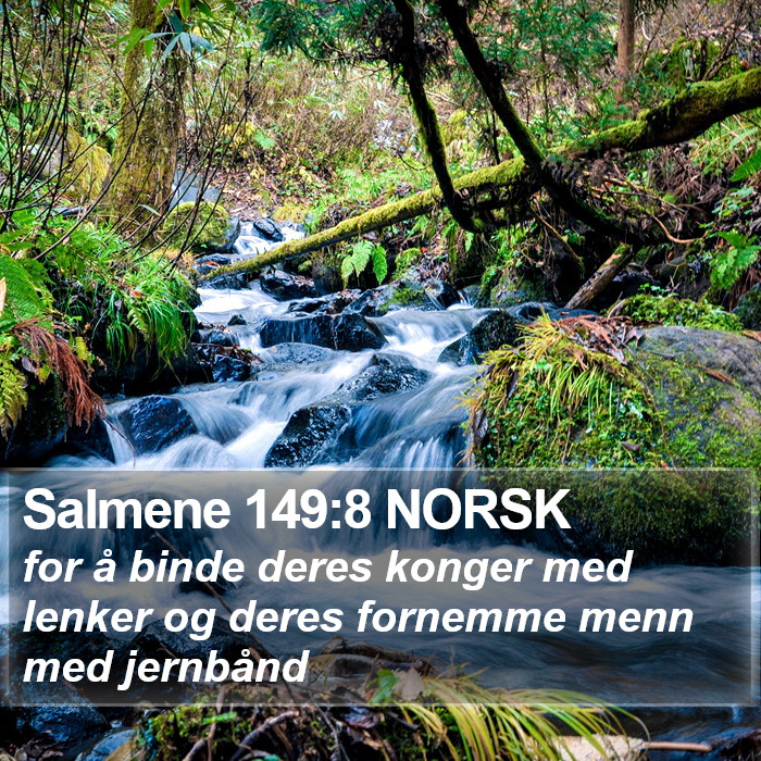 Salmene 149:8 NORSK Bible Study