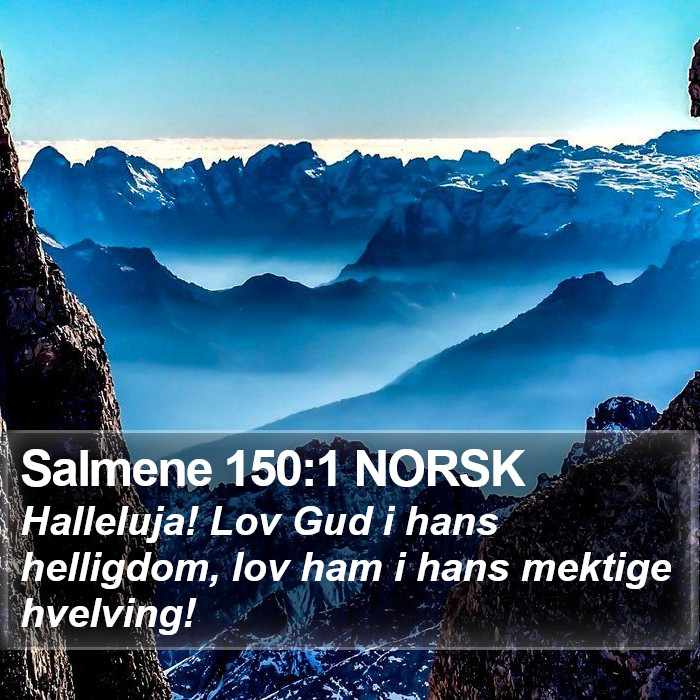 Salmene 150:1 NORSK Bible Study