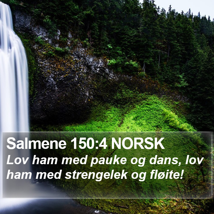 Salmene 150:4 NORSK Bible Study