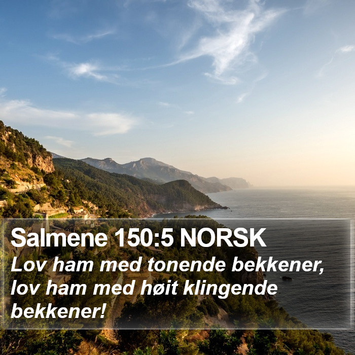 Salmene 150:5 NORSK Bible Study