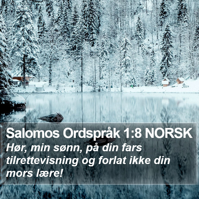 Salomos Ordspråk 1:8 NORSK Bible Study