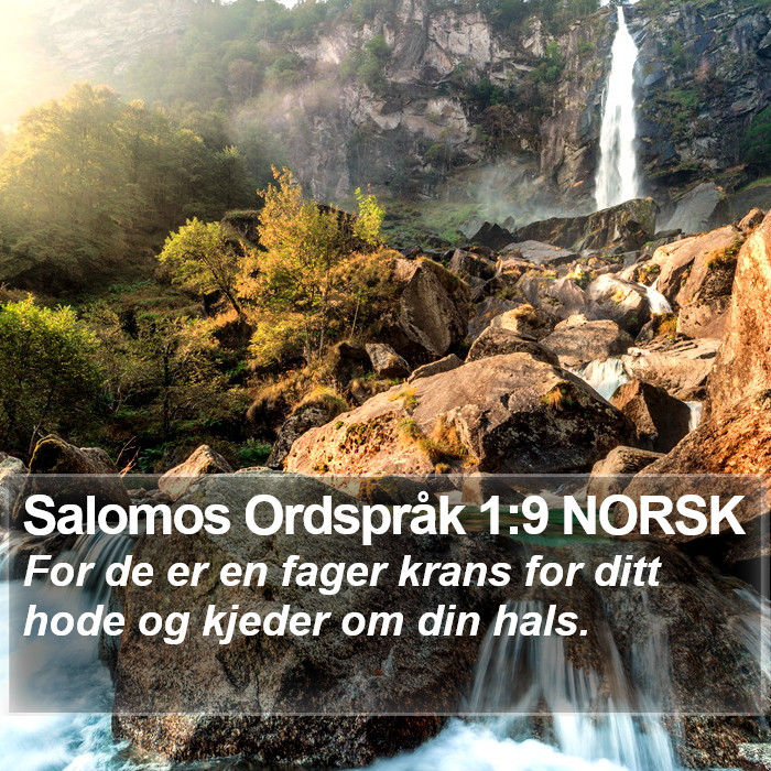 Salomos Ordspråk 1:9 NORSK Bible Study