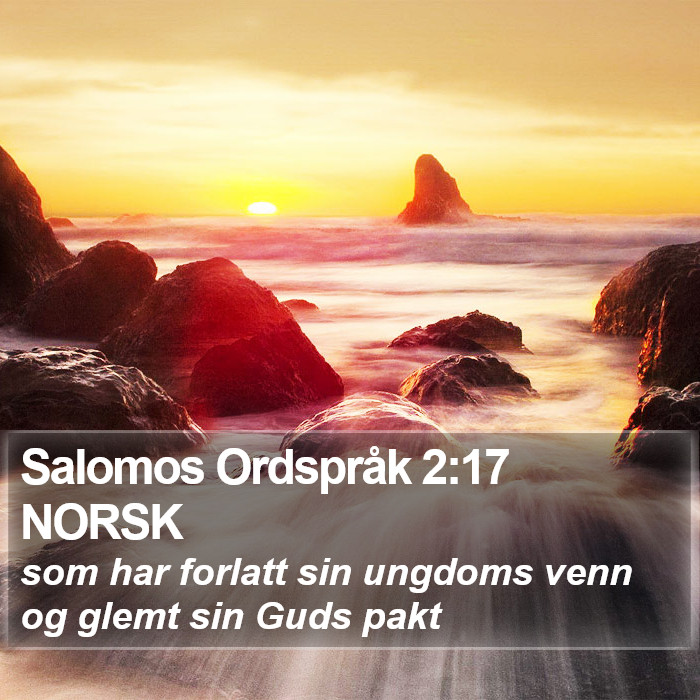 Salomos Ordspråk 2:17 NORSK Bible Study