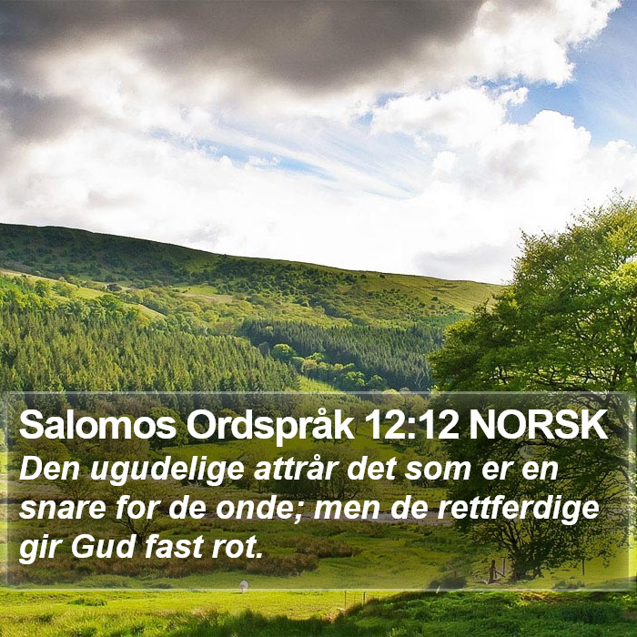 Salomos Ordspråk 12:12 NORSK Bible Study