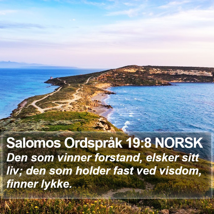 Salomos Ordspråk 19:8 NORSK Bible Study