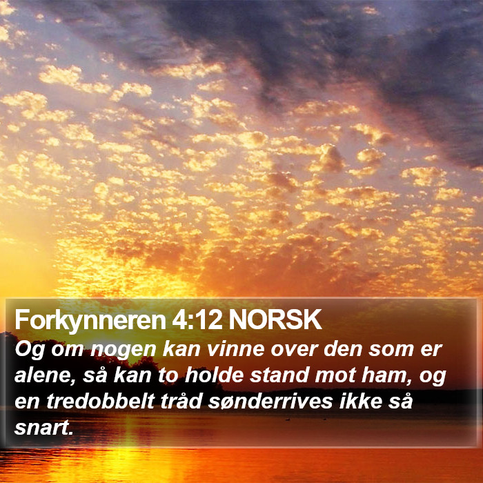 Forkynneren 4:12 NORSK Bible Study