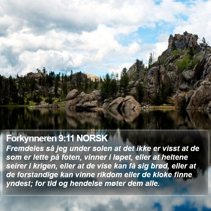 Forkynneren 9:11 NORSK Bible Study