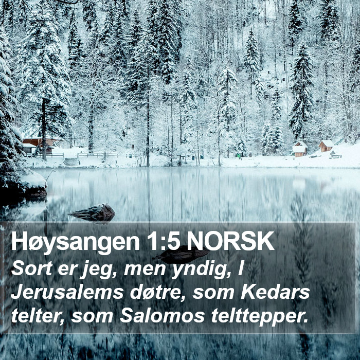 Høysangen 1:5 NORSK Bible Study