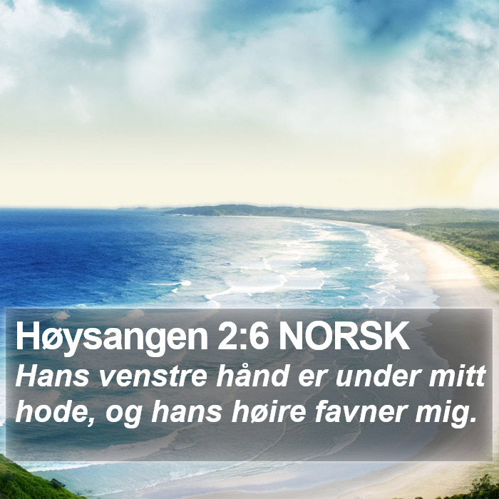Høysangen 2:6 NORSK Bible Study