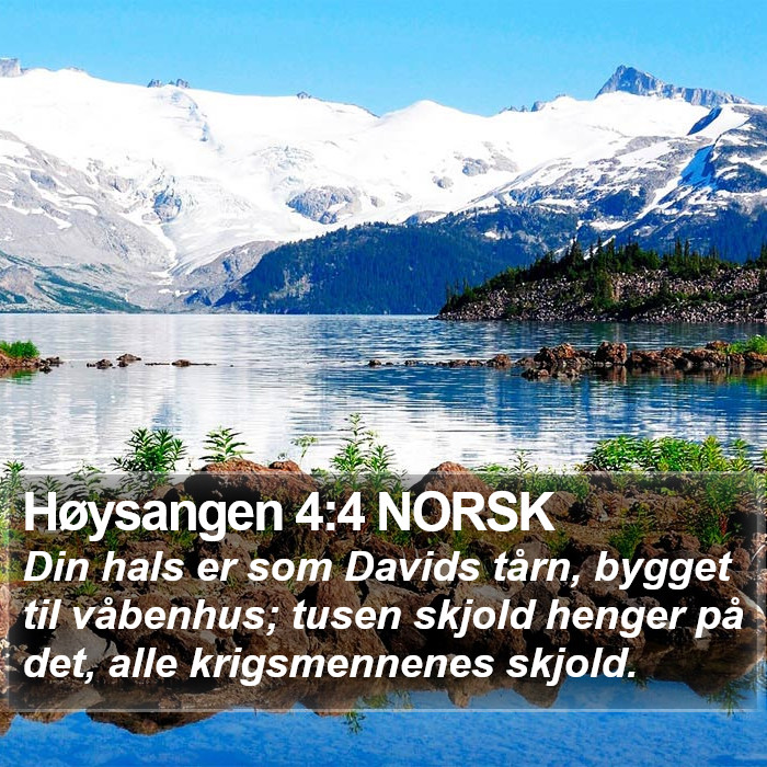 Høysangen 4:4 NORSK Bible Study