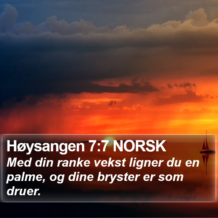 Høysangen 7:7 NORSK Bible Study