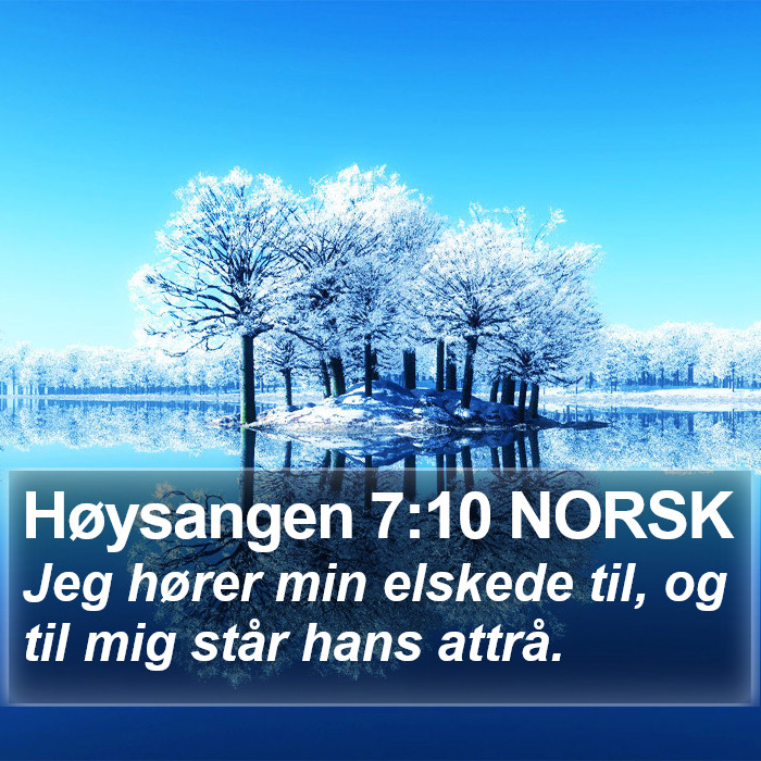 Høysangen 7:10 NORSK Bible Study