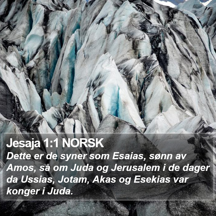 Jesaja 1:1 NORSK Bible Study