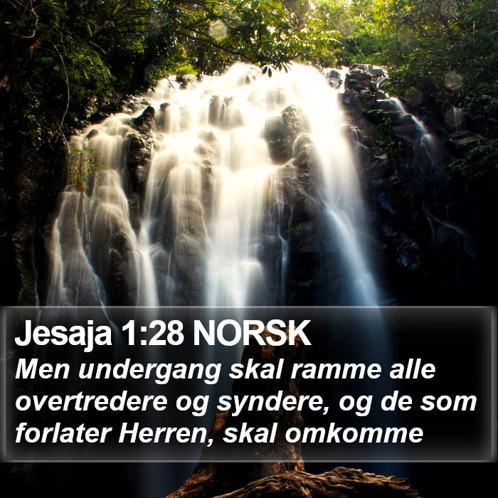 Jesaja 1:28 NORSK Bible Study