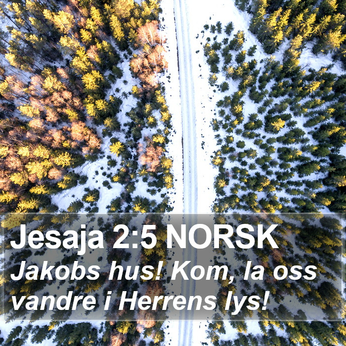 Jesaja 2:5 NORSK Bible Study