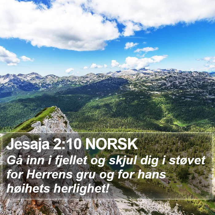 Jesaja 2:10 NORSK Bible Study