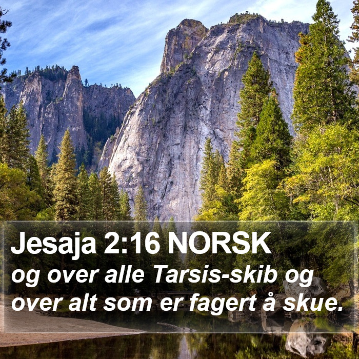 Jesaja 2:16 NORSK Bible Study