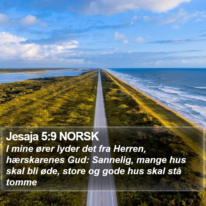 Jesaja 5:9 NORSK Bible Study