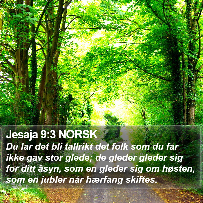 Jesaja 9:3 NORSK Bible Study