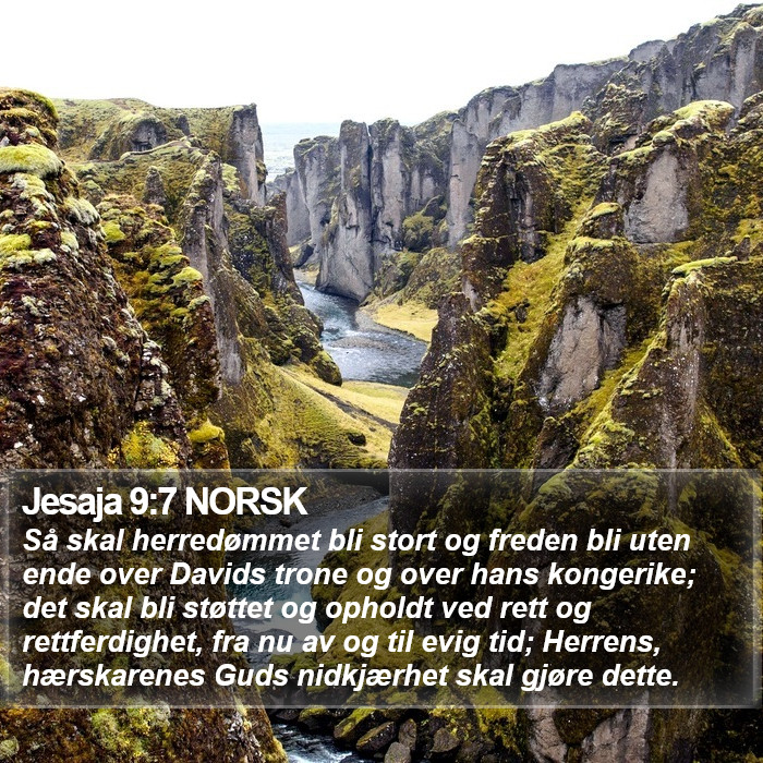 Jesaja 9:7 NORSK Bible Study