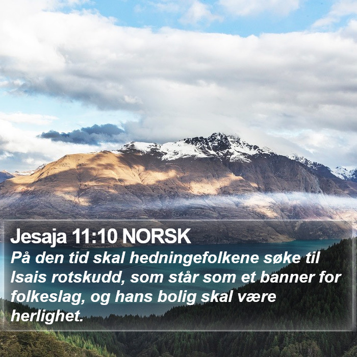 Jesaja 11:10 NORSK Bible Study