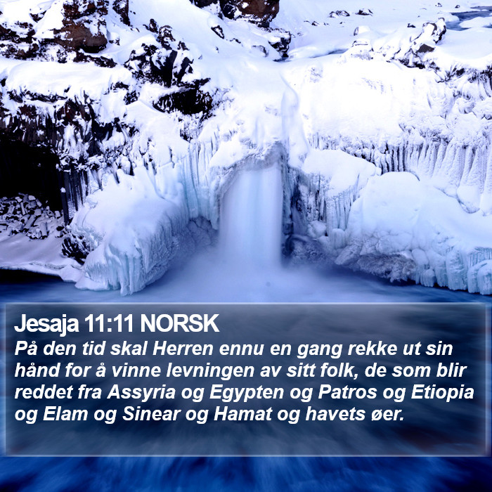Jesaja 11:11 NORSK Bible Study