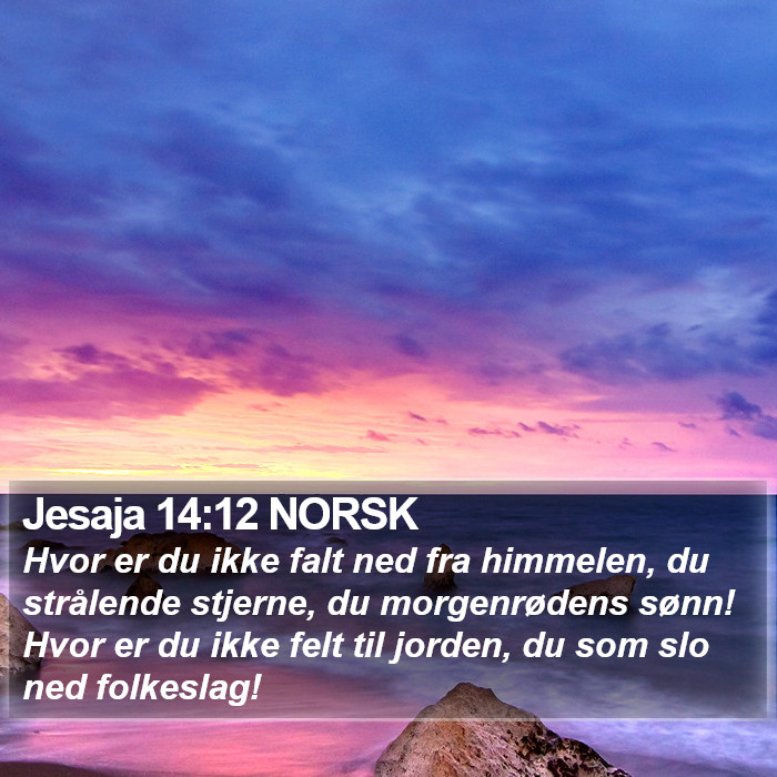 Jesaja 14:12 NORSK Bible Study