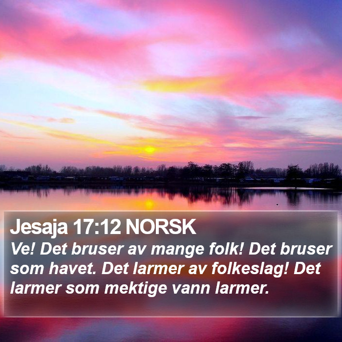 Jesaja 17:12 NORSK Bible Study