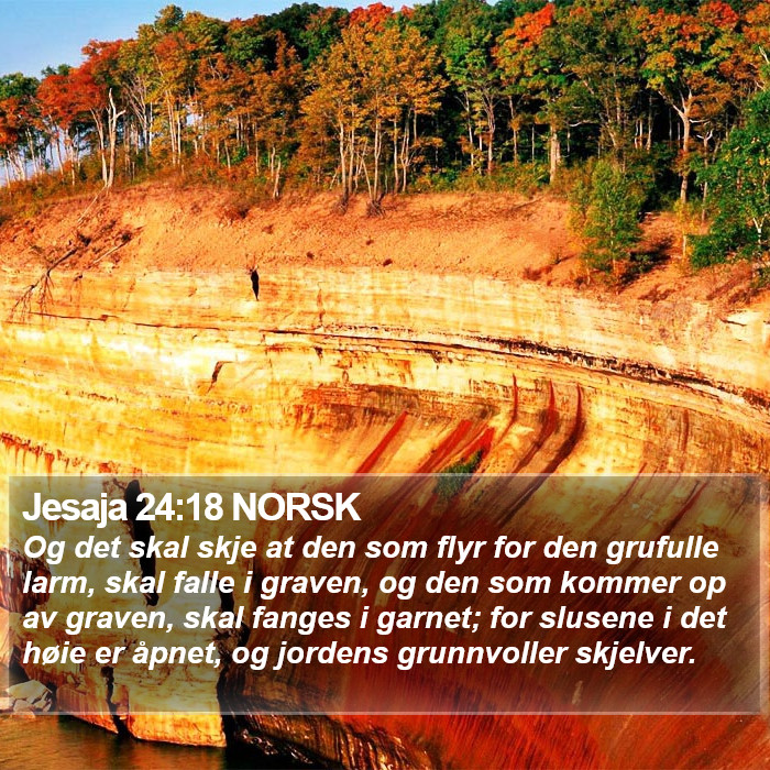 Jesaja 24:18 NORSK Bible Study