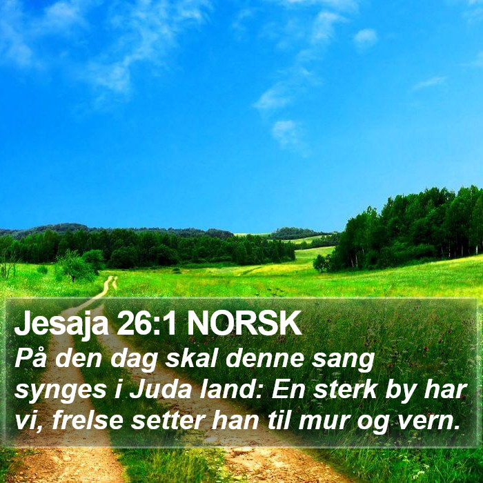 Jesaja 26:1 NORSK Bible Study