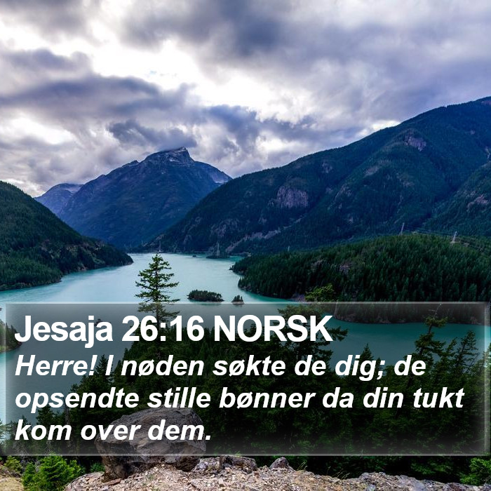 Jesaja 26:16 NORSK Bible Study