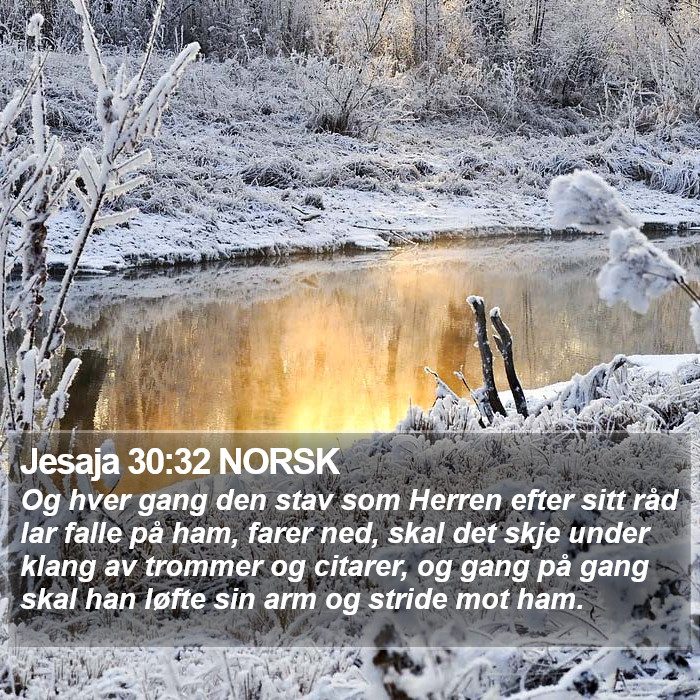 Jesaja 30:32 NORSK Bible Study