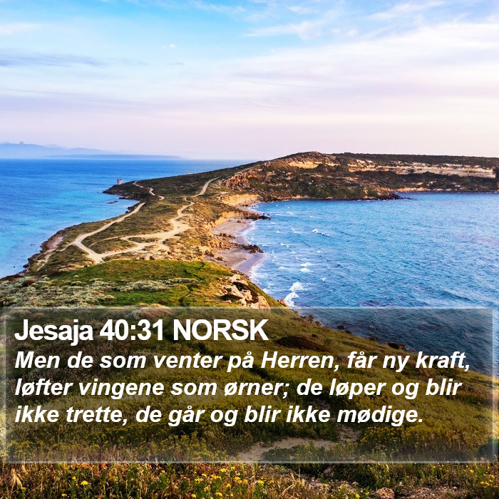 Jesaja 40:31 NORSK Bible Study