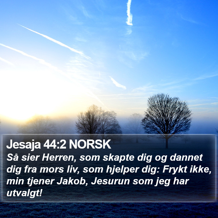 Jesaja 44:2 NORSK Bible Study