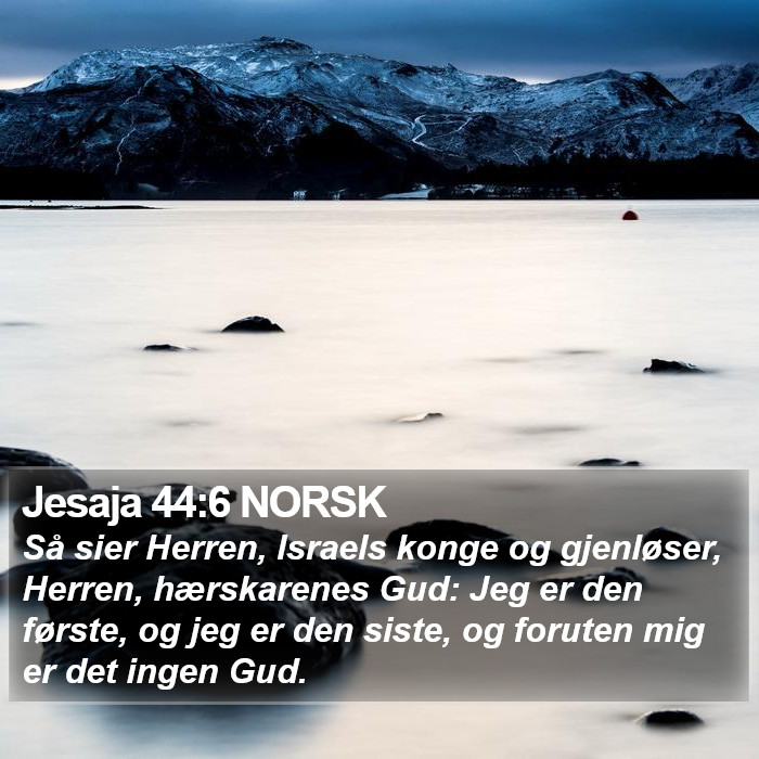 Jesaja 44:6 NORSK Bible Study