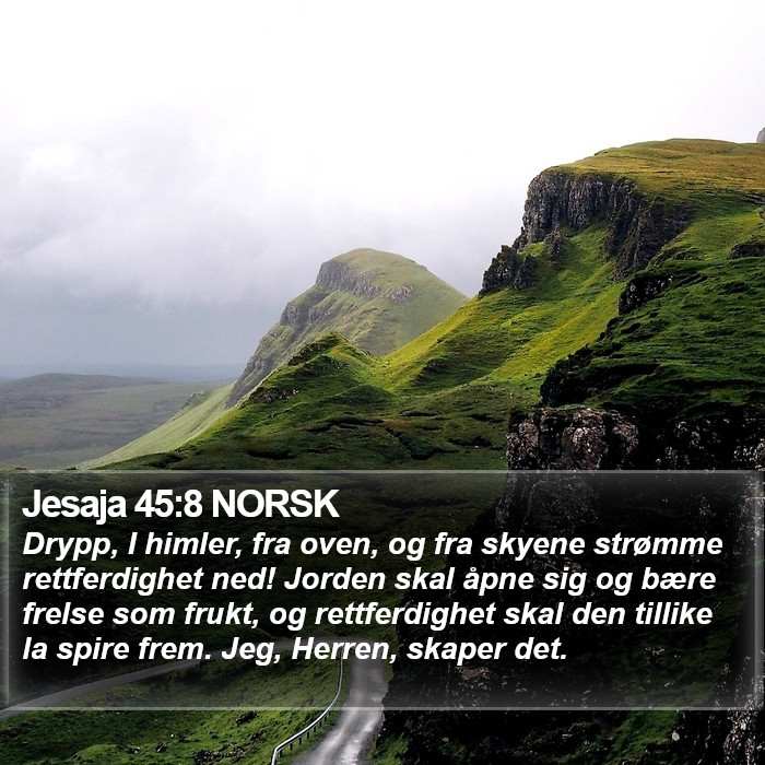 Jesaja 45:8 NORSK Bible Study