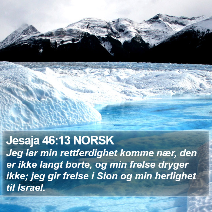 Jesaja 46:13 NORSK Bible Study