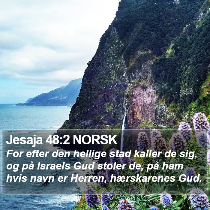 Jesaja 48:2 NORSK Bible Study