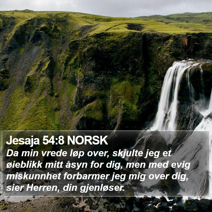 Jesaja 54:8 NORSK Bible Study
