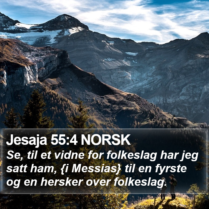 Jesaja 55:4 NORSK Bible Study